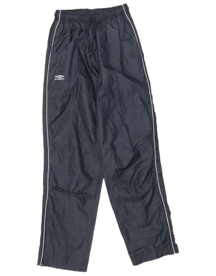 Calça de treino masculina Umbro pequena azul marinho poliéster