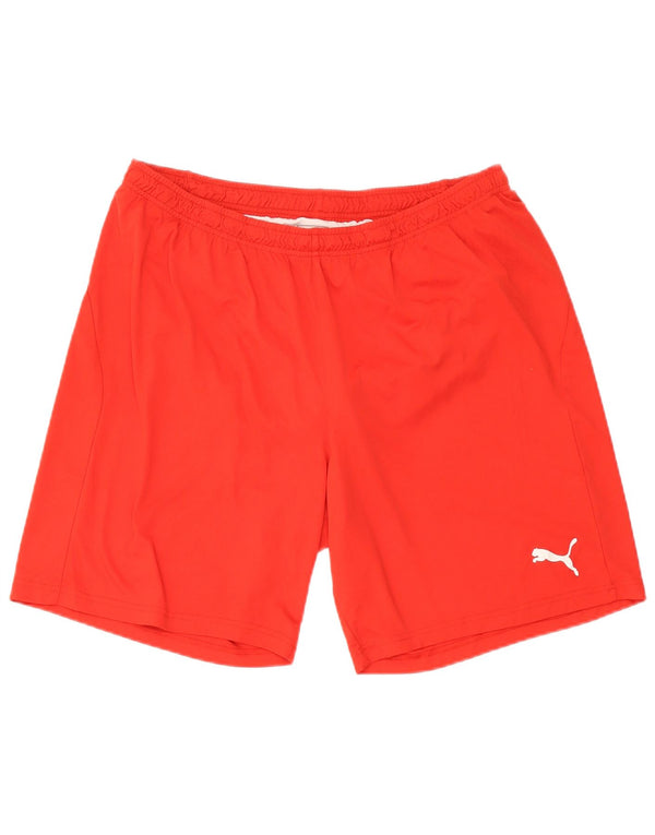 Shorts esportivos masculinos Puma 2XL poliéster vermelho