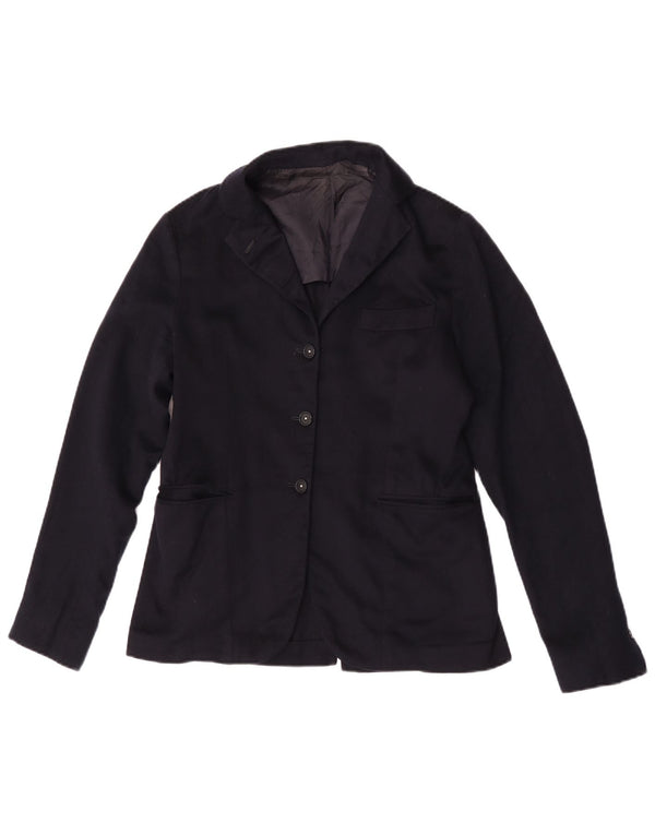Jaqueta Blazer Feminina Sartoria Giuseppe Postiglione Reino Unido 12 Médio Azul Marinho