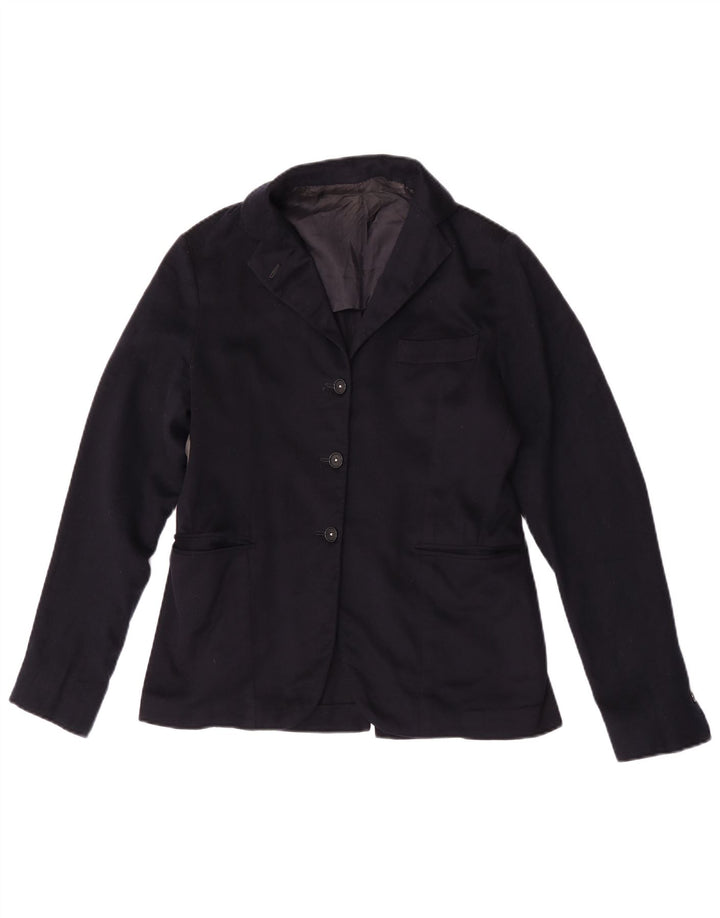 Jaqueta Blazer Feminina Sartoria Giuseppe Postiglione Reino Unido 12 Médio Azul Marinho