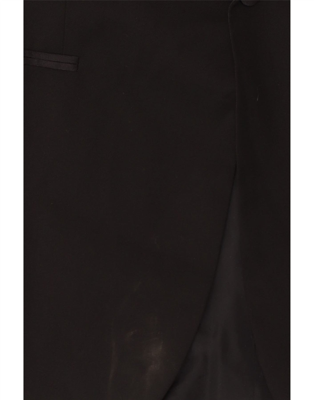 Jaqueta blazer masculina Hugo Boss com 1 botão Reino Unido 50 grande lã virgem preta