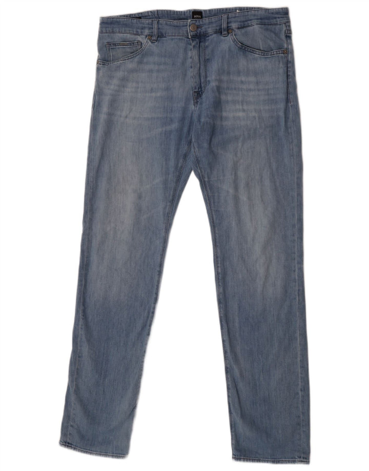 Hugo Boss Masculino Slim Jeans W34 L34 Azul Algodão