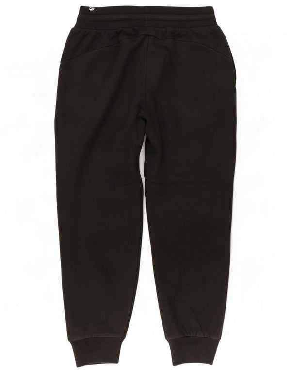 Calça de treino masculina Puma Joggers médio algodão preto