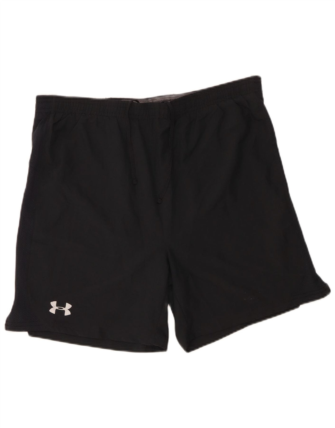 Shorts esportivos masculinos Under Armour Heat Gear Regular Fit médio preto