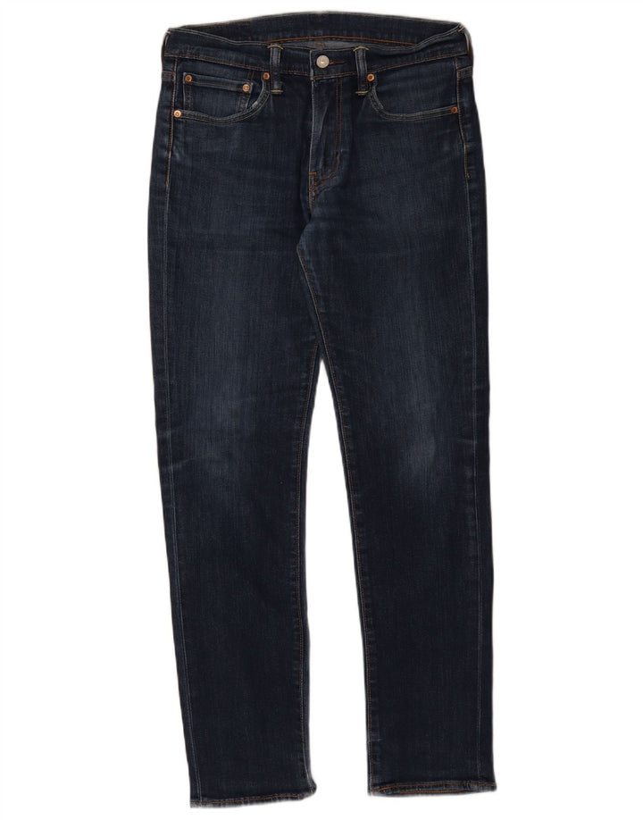 Levi's Masculino 511 Slim Jeans W32 L32 Azul Marinho Algodão