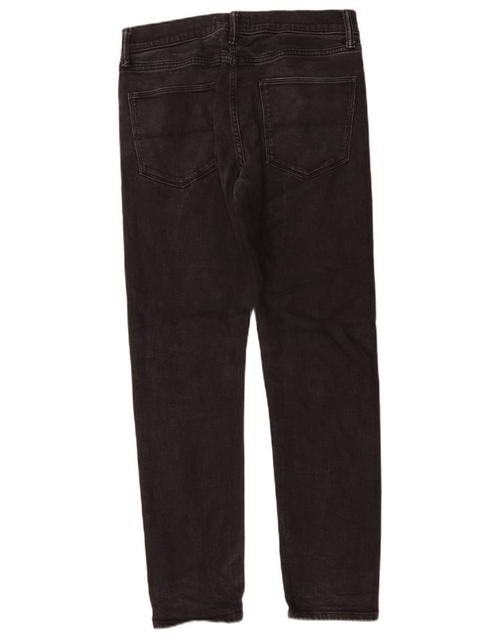 Marks & Spencer Mens Jeans Slim W30 L28 Algodão Preto