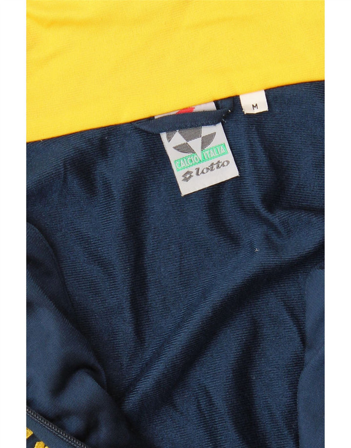 Lotto Mens Treino Top Jaqueta Médio Azul Marinho Colorblock