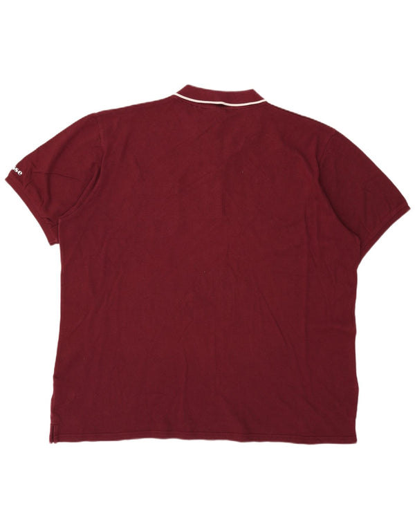 Camisa polo masculina Ellesse 2XL algodão Borgonha