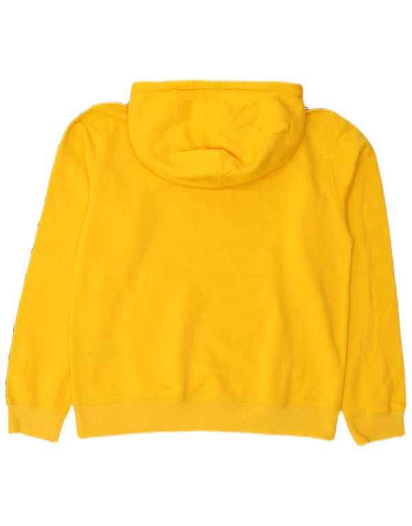 Jumper com capuz gráfico masculino Champion grande algodão colorido amarelo