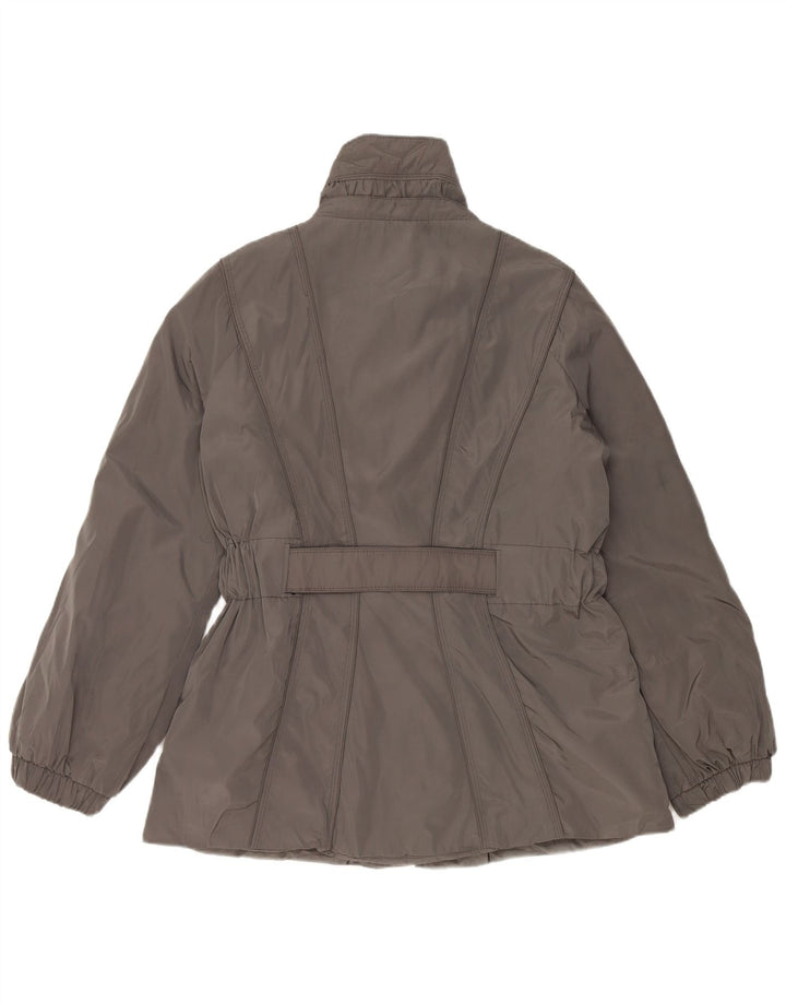 Jaqueta acolchoada feminina ZARA UK 18 XL cinza