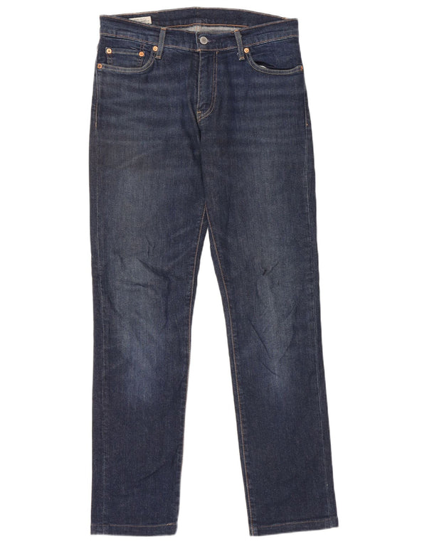 LEVI'S Jeans Slim Masculino W30 L34 Azul Algodão