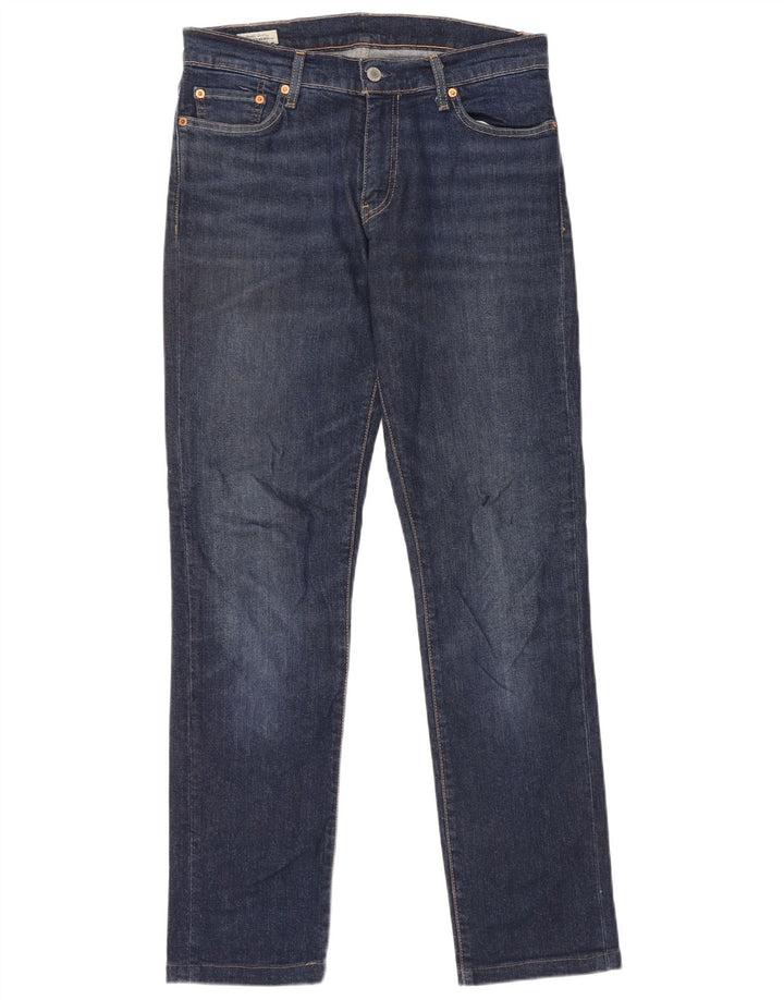 LEVI'S Jeans Slim Masculino W30 L34 Azul Algodão