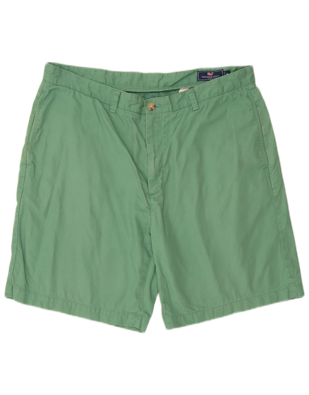 VINEYARD VINES Mens Chino Shorts W38 XL Algodão Verde