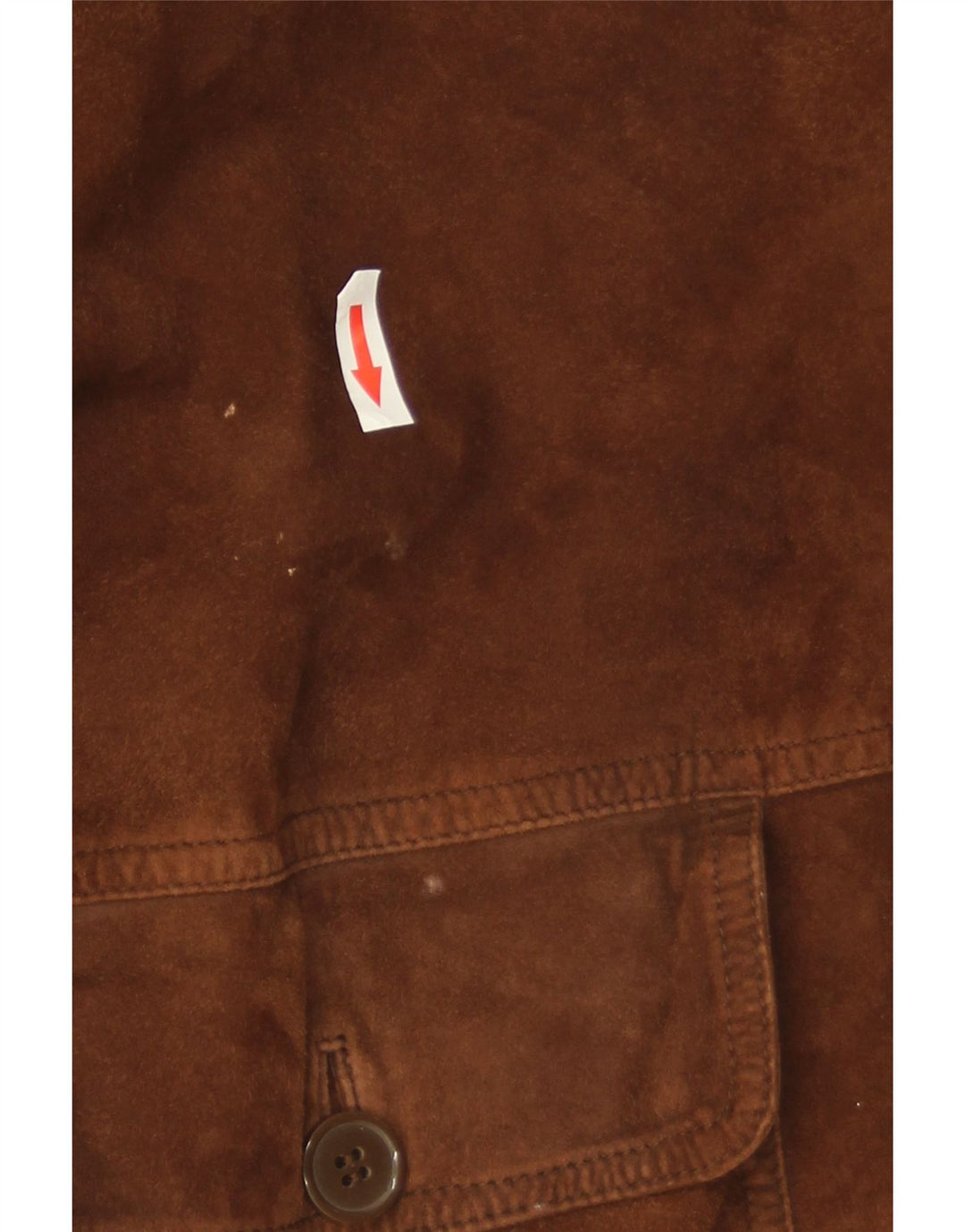 Jaqueta bomber masculina de camurça Conbipel IT 48 couro marrom médio