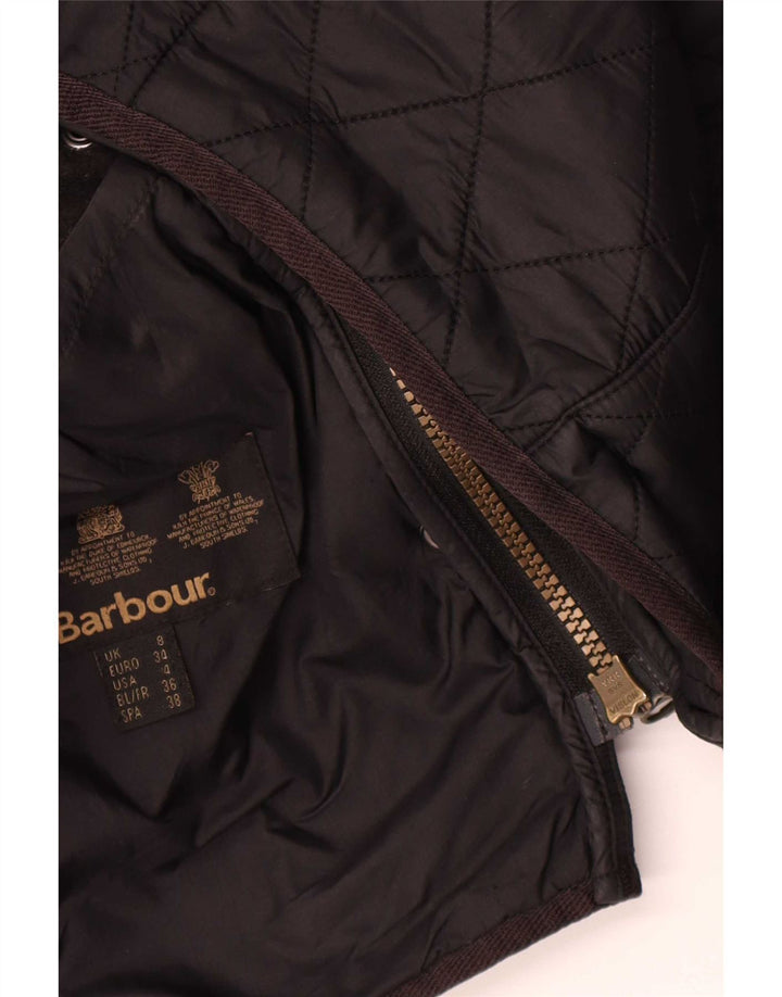 Jaqueta acolchoada feminina Barbour UK 8 pequena preta