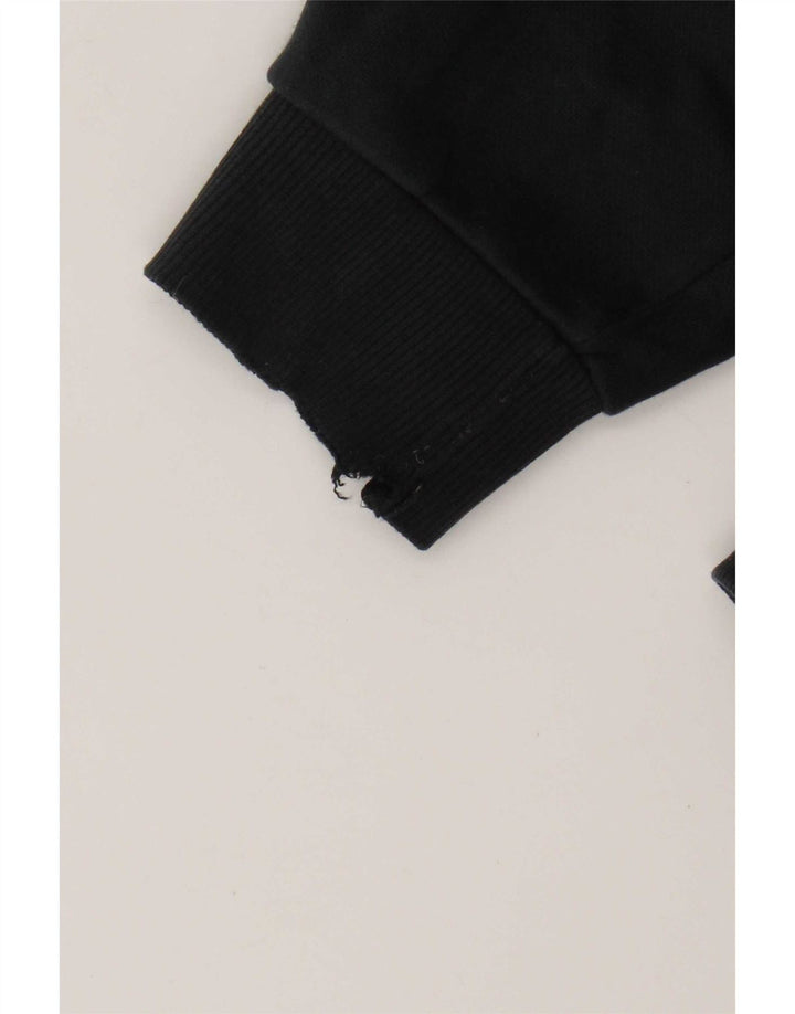 Puma Mens Hoodie Jumper Médio Algodão Preto