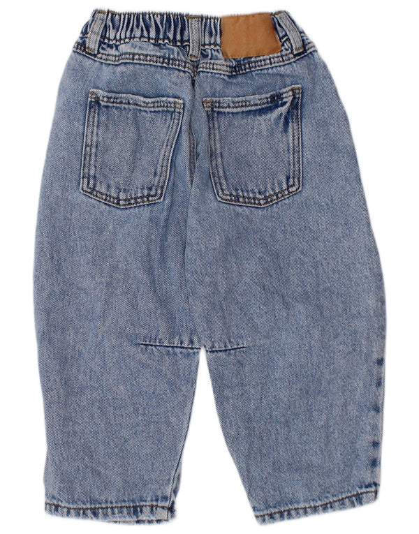 ZARA Baby Boys Jeans retos 18-24 meses W18 L12 Azul Algodão