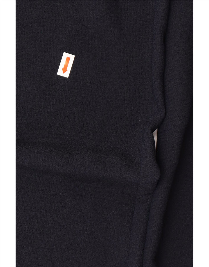 Calça de treino feminina Whistles UK 12 poliéster listrado azul marinho médio