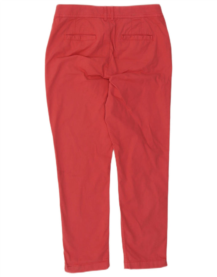Calça feminina Devon Slim Chino Fat Face W30 L26 vermelha