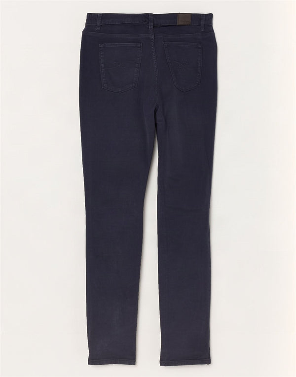 Calça feminina casual slim Trussardi W33 L32 azul marinho