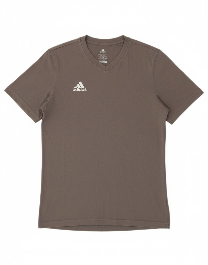 Camiseta masculina ADIDAS Top cinza médio algodão