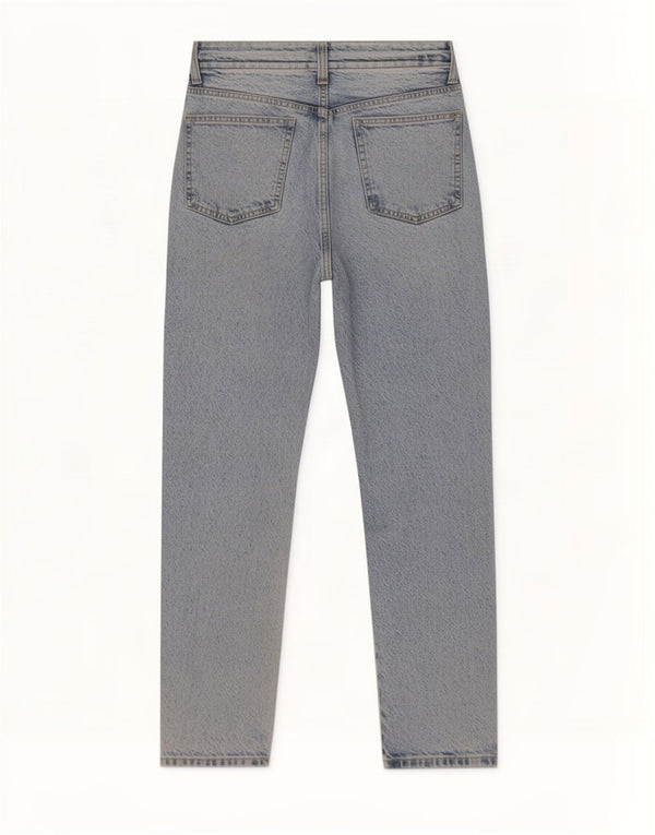 Calça jeans feminina Zara com cintura alta EU 36 XS W26 L26 azul algodão