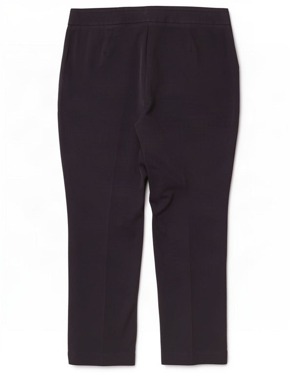 Calça feminina Marks & Spencer Petite Casual Reino Unido 16 Grande W34 L26 Azul marinho