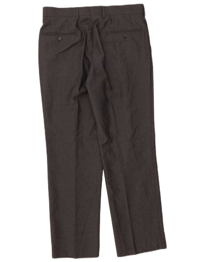 Calça masculina reta Ted Baker W33 L29 cinza