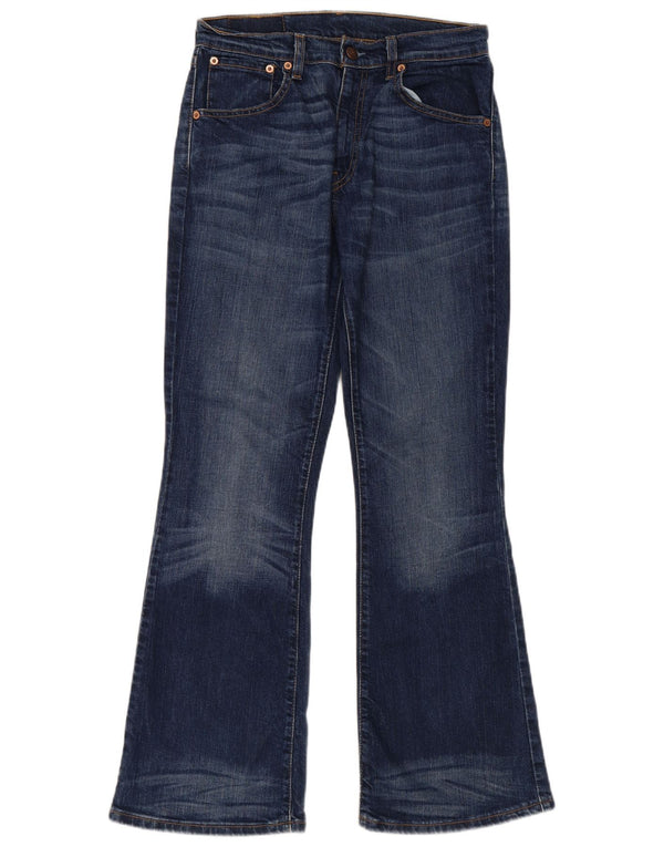Calça jeans feminina Levi's 525 Bootcut W30 L30 azul marinho algodão