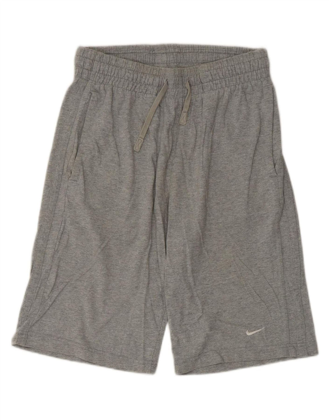 Shorts esportivos masculinos NIKE pequenos cinza