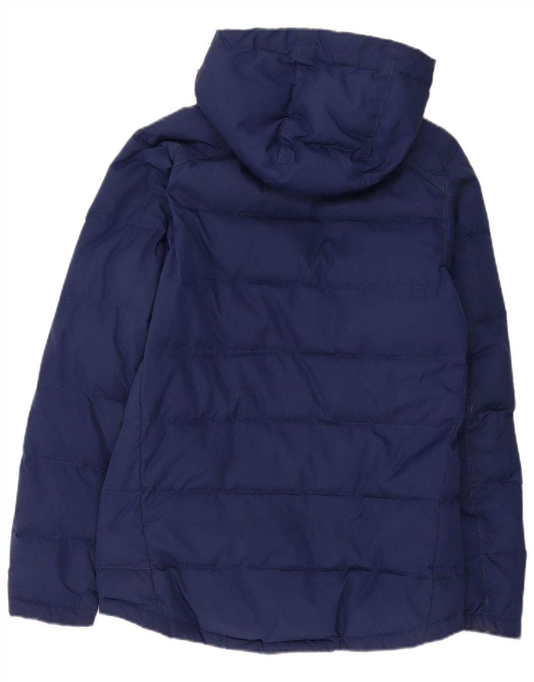 Jaqueta acolchoada com capuz masculina Nike UK 36 poliéster azul marinho pequeno