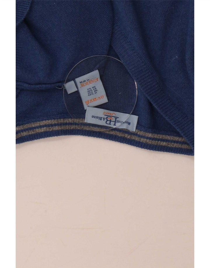 Harmont & Blaine Mens Colete Regata 2XL Lã Azul
