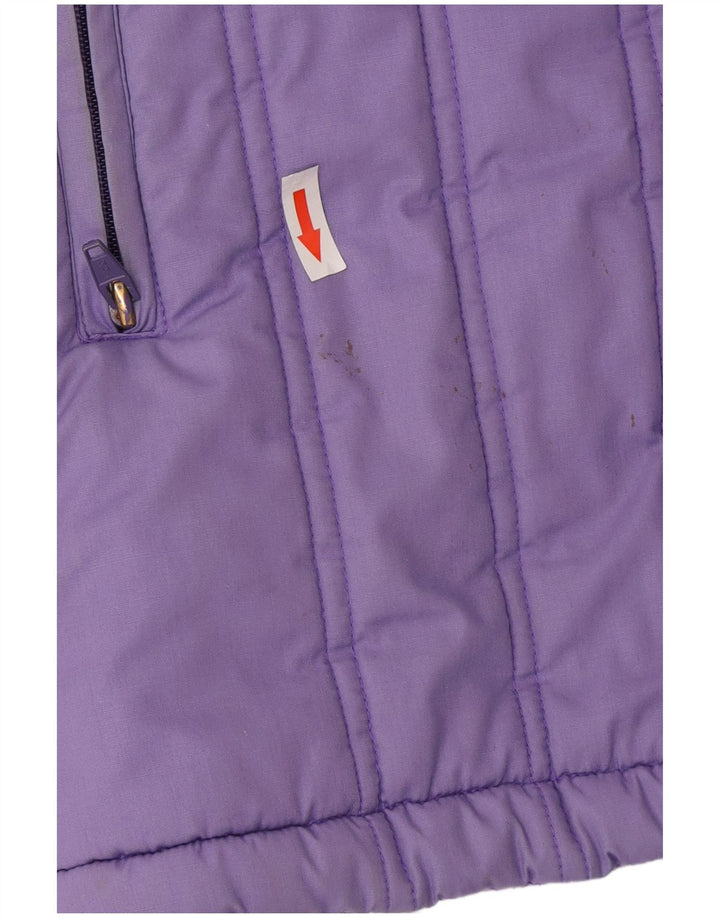 Casaco acolchoado feminino Univers EU 42 grande poliéster roxo