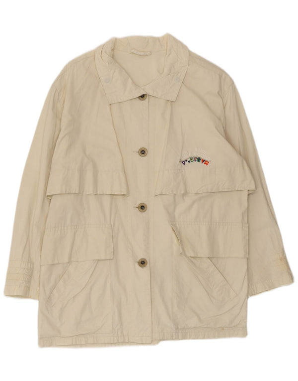 Belfe Casaco curto feminino IT 42 médio off white algodão