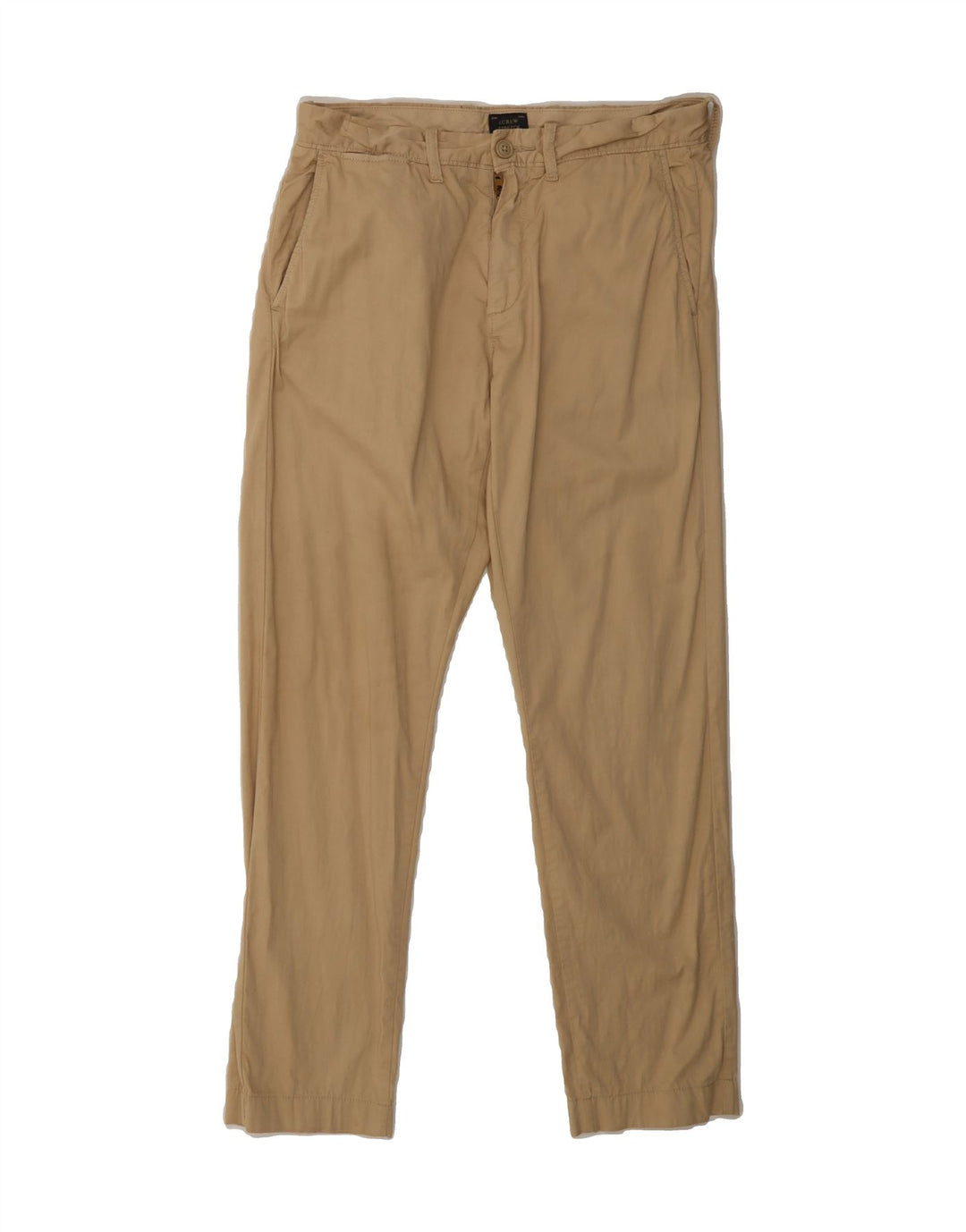 J. CREW Mens Slim Chino Trousers W28 L30 Beige Cotton Vintage J. Crew and Second-Hand J. Crew from Messina Hembry 