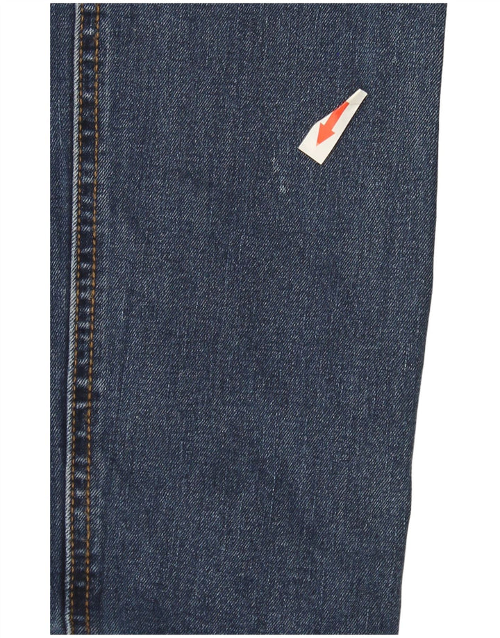 Jeans Marks & Spencer Regular Slim Feminino Reino Unido 12 Médio W30 L28 Azul Algodão