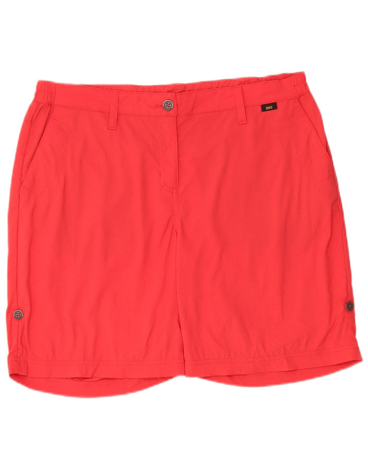 Shorts Chino feminino Jack Wolfskin W34 grande poliamida vermelha