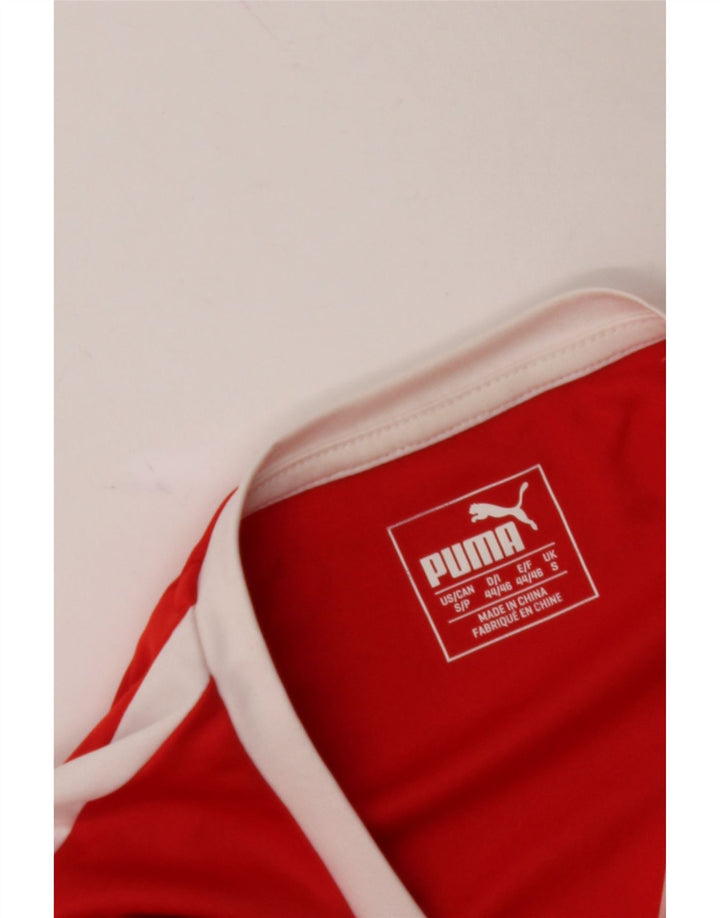 Camiseta masculina PUMA Top Small Red Colourblock