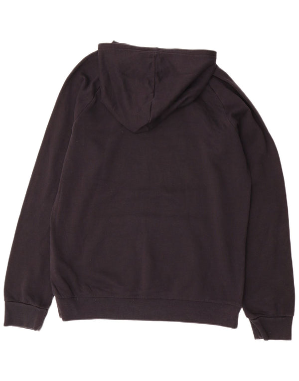 UNDER ARMOUR Meninos moletom com capuz 13-14 anos XL algodão preto