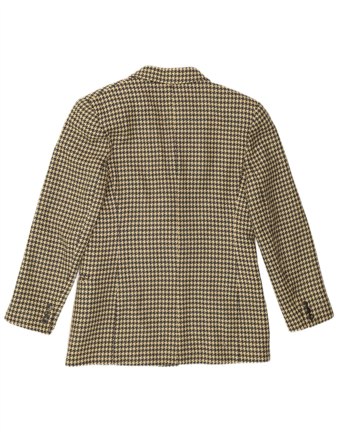 Jaqueta blazer feminina Jones New York US 4 pequena bege houndstooth