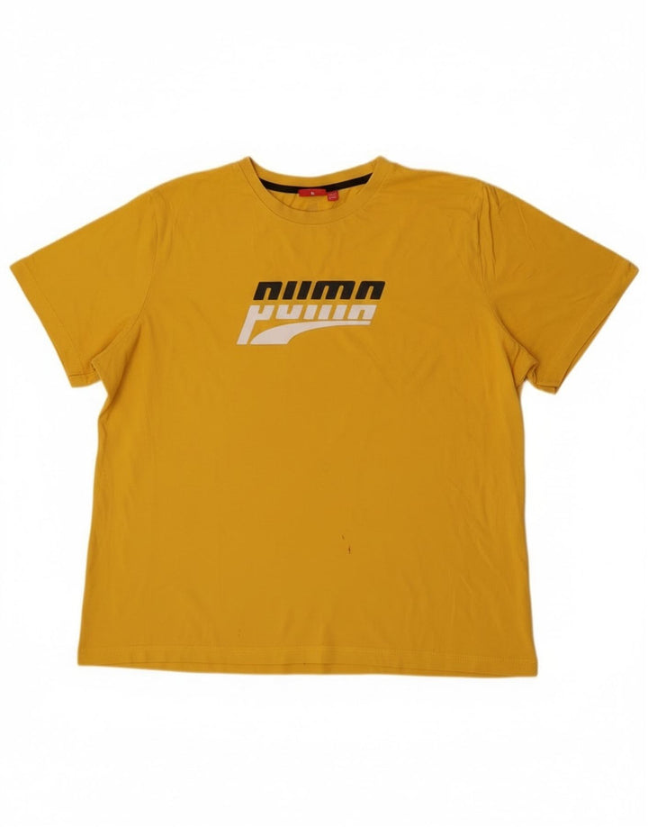 Puma Camiseta Masculina Graphic Top 2XL Amarelo