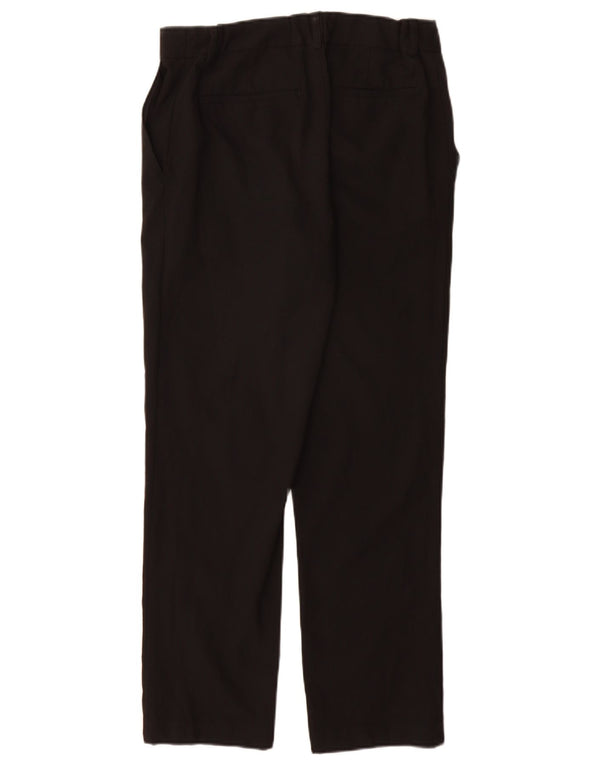 Calças Chino retas para meninos Marks & Spencer 15-16 anos W30 L29 pretas