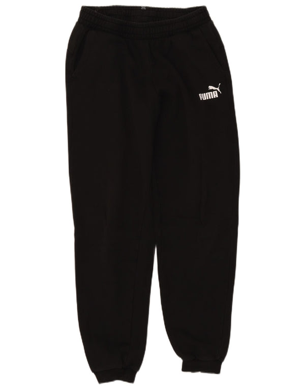 Puma Meninos Calças de Treino Joggers 15-16 Anos Algodão Preto