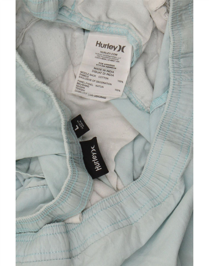 Hurley Mens Chino Shorts Grande W36 Azul Algodão