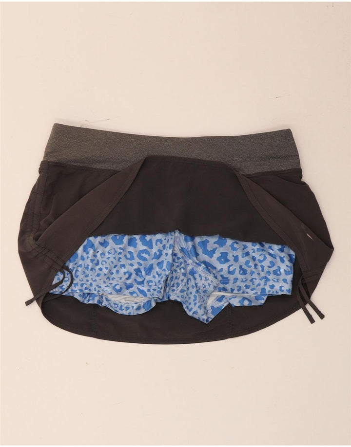 Nike Womens Sport Skort UK 14 Grande Cinza Colourblock Poliéster