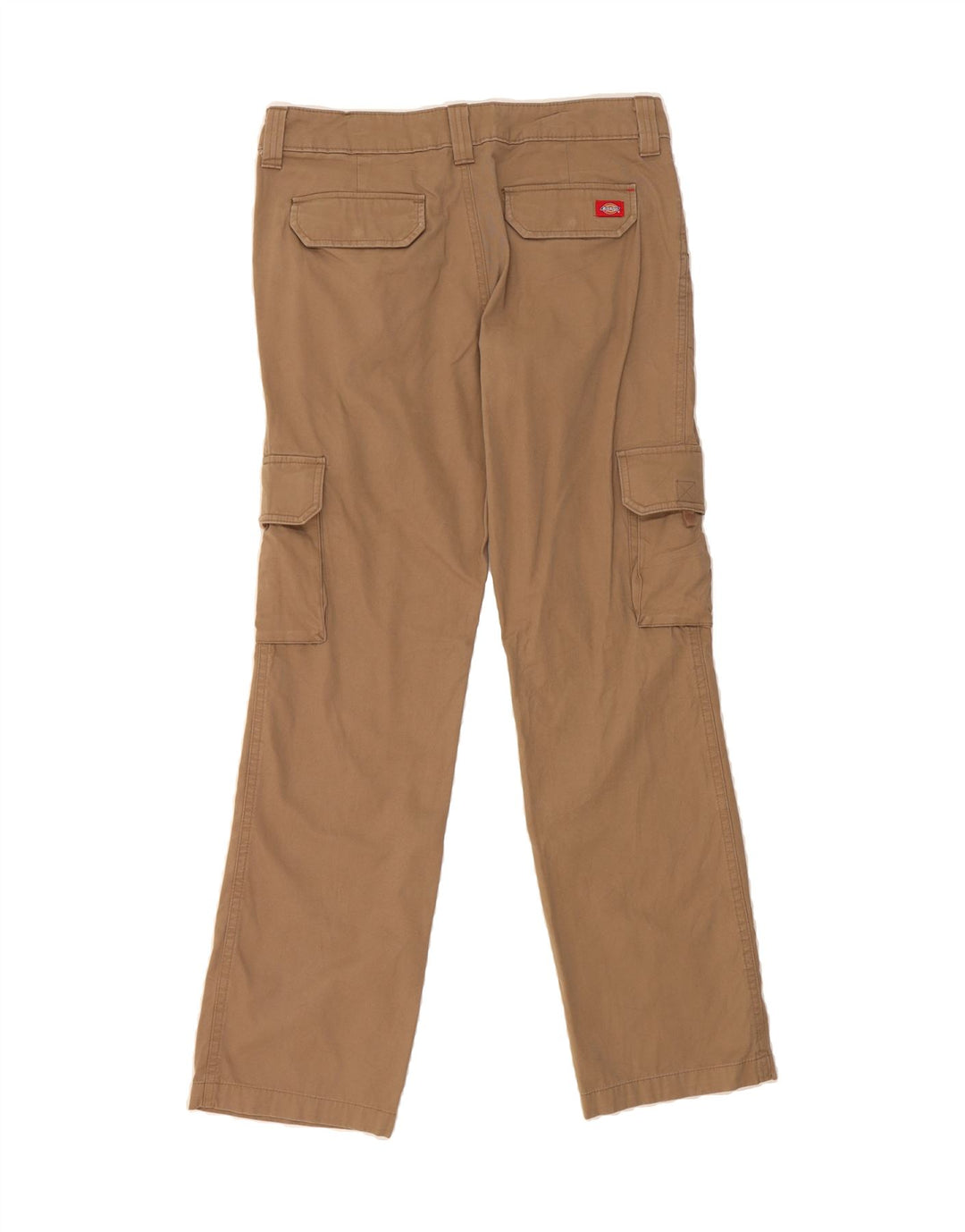 DICKIES Womens Relaxed Fit Cargo Trousers US 6 Medium W32 L31 Brown Cotton Vintage Dickies and Second-Hand Dickies from Messina Hembry 