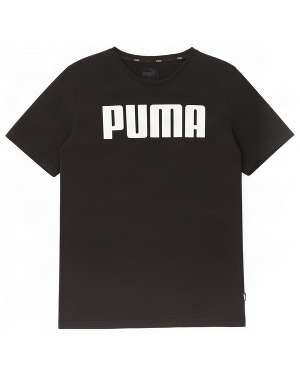 Puma Camiseta Masculina Graphic Top Pequeno Preto