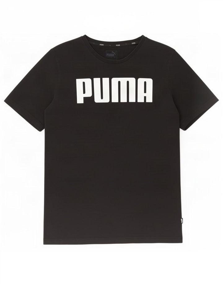 Puma Camiseta Masculina Graphic Top Pequeno Preto