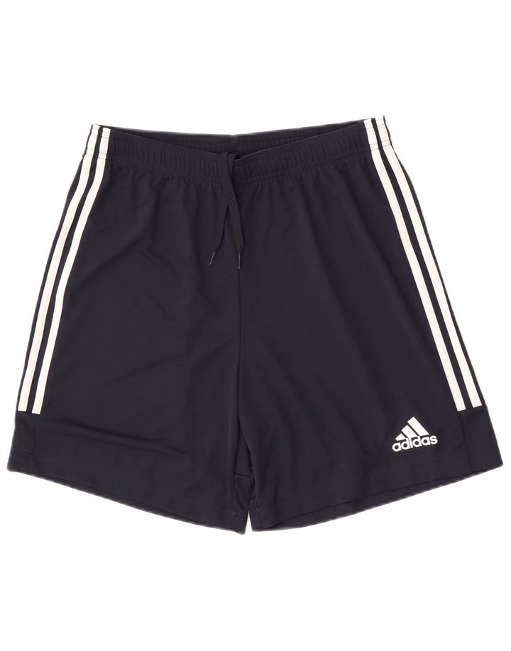 Adidas Mens Aeroready Sport Shorts Médio Azul Marinho Poliéster