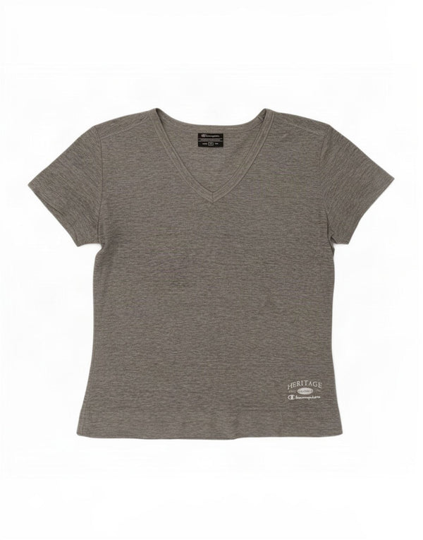 Camiseta feminina Champion UK 12 cinza médio